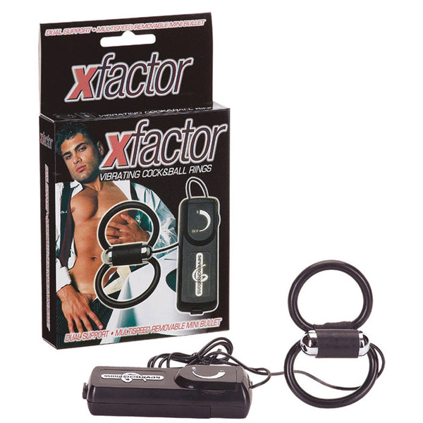 X-FACTOR VIBRATING COCK&BALL RINGS