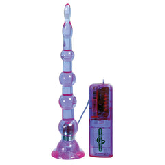 JOY TOY 9 VIBRO BEADED BUTT PLUG