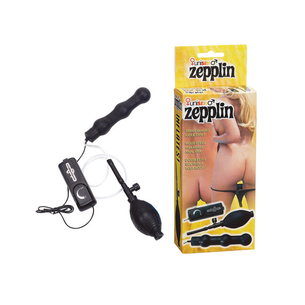 ZEPPLIN BLACK INFLATABLE ANAL WAND