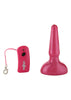 REMOTE CONTROL VIBR. BUTTPLUG RED