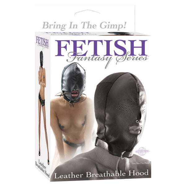 FF LEATHER HOOD WITH 3 HOLES