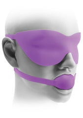 FF ELITE BALL GAG & MASK SMALL PURP