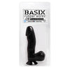 BASIX 6.5" DONG W SUCTION CUP BLACK