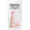 BASIX 6" DONG W SUCTION CUP FLESH