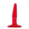 BASIX 4" MINI BUTT PLUG RED