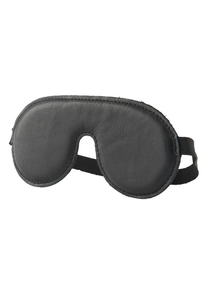 EYEMASK LEATHER BLACK