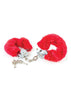 FF FANCY FURRY CUFFS RED