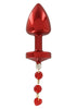 JEWELL BUTTPLUG RED T2