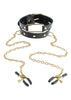 FF GOLD COLLAR W NIPPLE CLAMPS