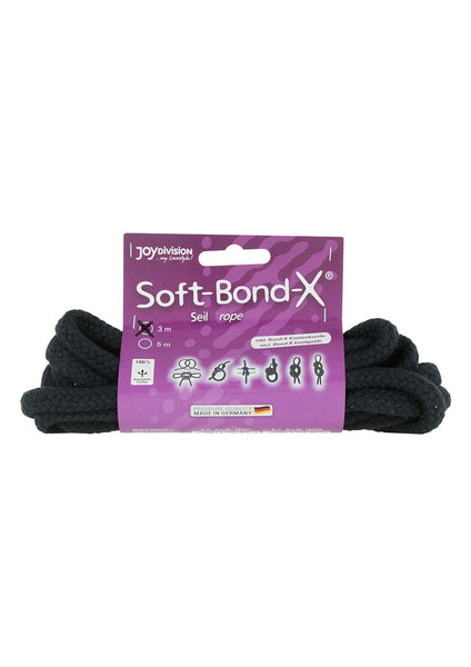 BONDAGE ROPE BLACK 3 M