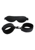 SEXMAX HANDCUFFS & MASK BLACK