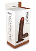 DILDO REAL RAPTURE BROWN 8 INCH