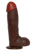 DILDO REAL RAPTURE BROWN 11 INCH