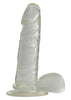 DILDO REAL RAPTURE CLEAR 6.5 INCH