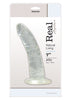 DILDO REAL RAPTURE CLEAR 7 INCH