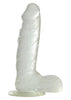 DILDO REAL RAPTURE CLEAR 7.5 INCH