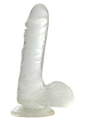 DILDO REAL RAPTURE CLEAR 8 INCH