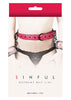 SINFUL RESTRAINT BELT L/XL PINK