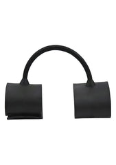 WRIST CUFFS BLACK SILICONE