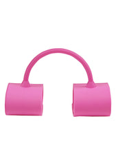 ANKLE CUFFS PINK SILICONE