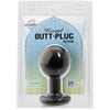 ROUND BUTTPLUG MEDIUM BLACK