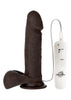 THE REALISTIC COCK  6 BLACK VIBRO