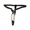 LOVER'S THONG W. PLEASURE PEARLS