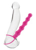 BEADED DUAL PENETRATOR PINK