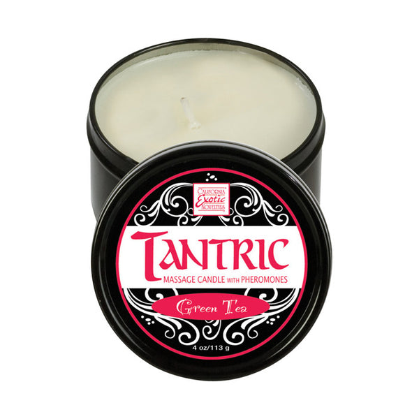 TANTRIC CANDLE W PHER. GREEN TEA