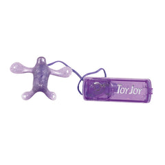 CLIT SQUIRREL VIBR. STRAP-ON PURPLE