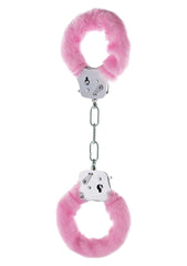 FURRY FUN CUFFS PINK PLUSH