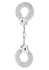 FURRY FUN CUFFS WHITE PLUSH