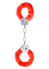 FURRY FUN CUFFS RED PLUSH