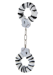 FURRY FUN CUFFS ZEBRA PLUSH