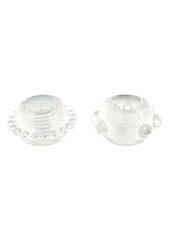 POWER STRETCHY RINGS CLEAR 2PCS