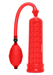 POWER MASSAGE PUMP W. SLEEVE RED