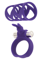 TICKLER BUNNY RING SET PURPLE