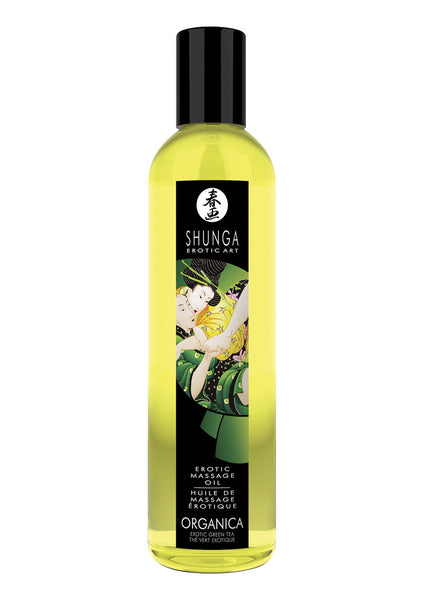 SHUNGA MASSAGE OIL GREEN TEA ORGANI