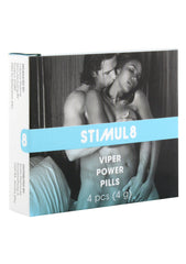 STIMUL8 VIPER POWER PILLS 4 PCS