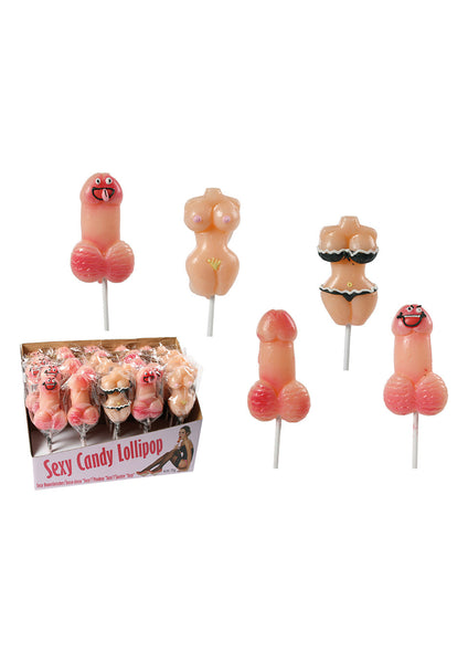 CANDY LOLLIPOP 5 ASS DISPLAY 30PCS