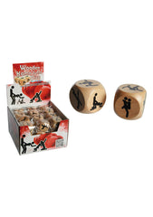 WOODEN DICE/KAMASUTRA DISP 36PCS