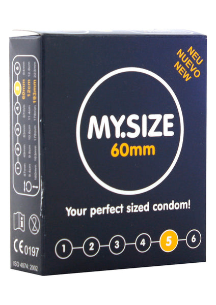 MY.SIZE 60 CONDOMS 3 PCS